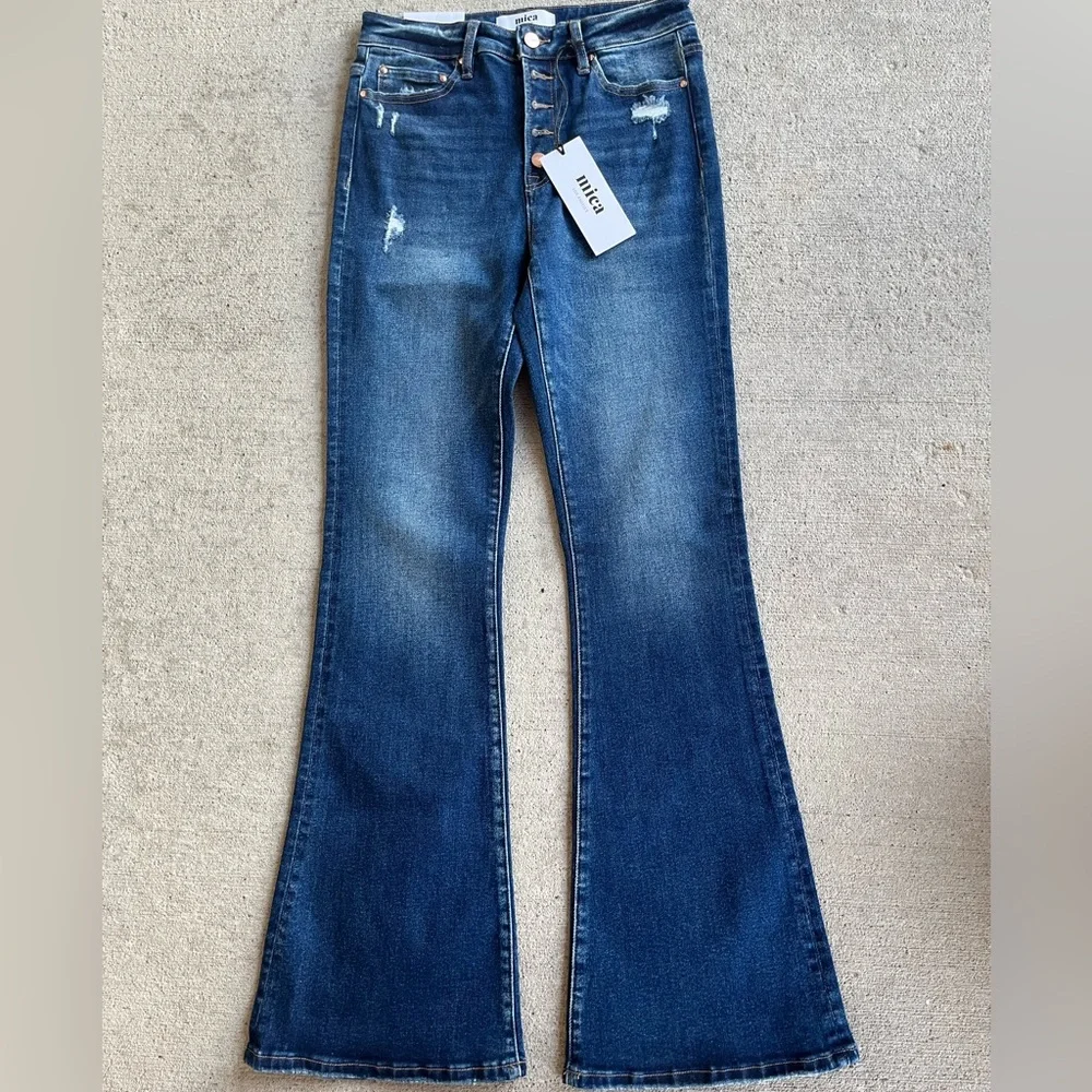 Wit & Wisdom Dark Blue Flare Jeans